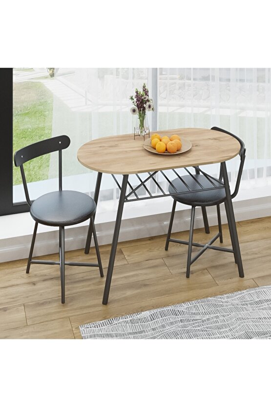 2 Kişilik Mutfak Bahçe Masa Sandalye Seti