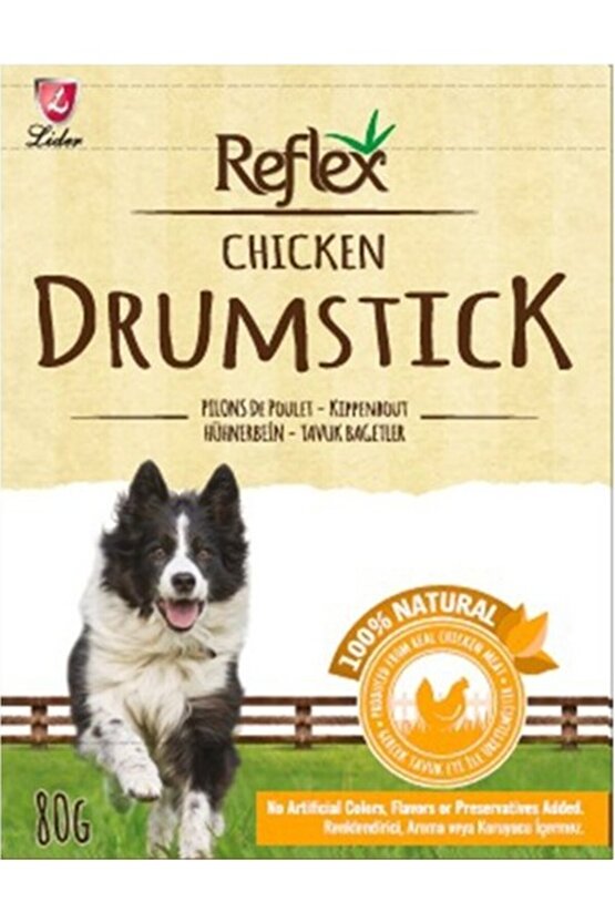 Drumstick Tavuklu Bağet Köpek Ödül Maması 80 gr
