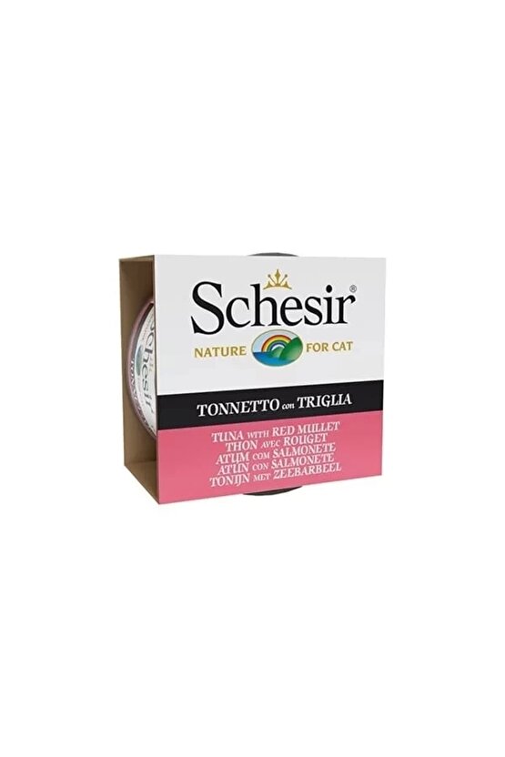 Ton Balıklı ve Barbunya Balıklı Jöleli Konserve Yetişkin Kedi Maması 85 Gr