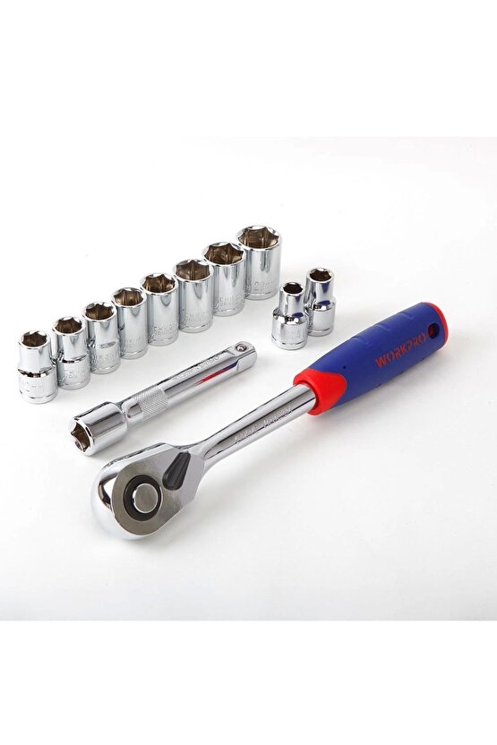 WP202558 12 Parça 12’’ CR-V Metrik Profesyonel Lokma Takımı