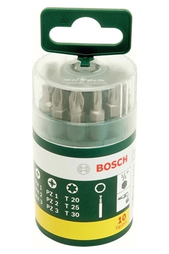 DIY 10 Parçalı Vidalama Ucu Seti