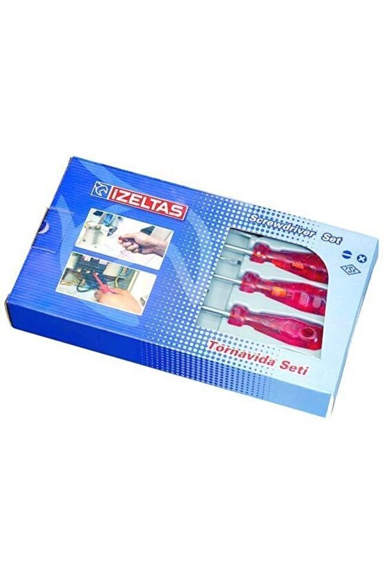 4120008106 Kraft Seri Yıldız Uçlu Tornavida Seti - 6 Parça