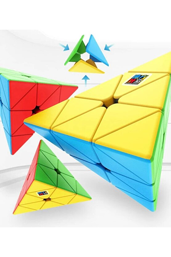 Orijinal MoYu Meilong Piramit Küp - Moyu Speed Cube - Moyu Piramit Zeka Küpü - Zeka Küpü - Rubik Küp