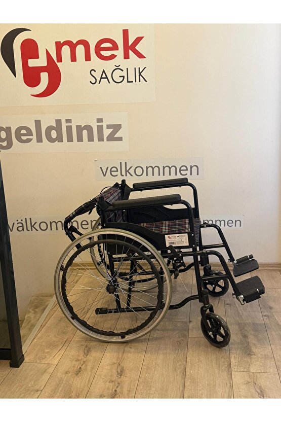 Wipperman Marka Ithal Lüks Katlanabilir Refakatçi Manuel Tekerlekli Sandalye