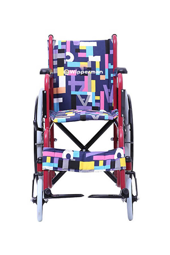 ÖN VE ARKA TEKERLERİ DOLGU TEKER OLAN ÇOCUK TEKERLEKLİ SANDALYE