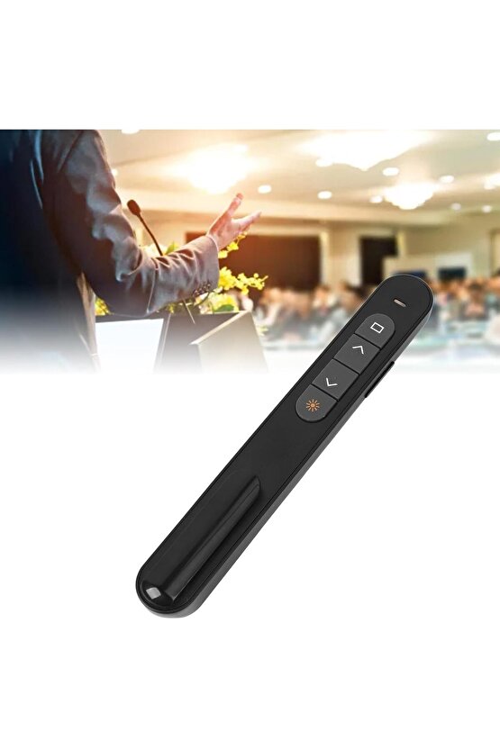 Sunum Kumandası Wireless Presenter Laser Pointer Kalem Tipi Çok Fonksiyonlu Lazer Pointer