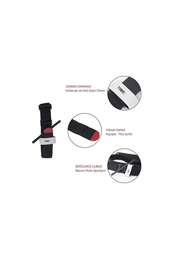 Hemostatik Turnike Taktik Acil Dış Mekan Turnike Yürüyüş Dağcılık Sporları Kamp Hemostatik Bandaj