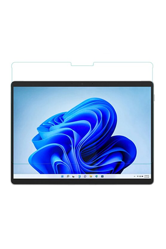 Microsoft Surface Pro 8 Uyumlu  Pro X 13 Inç Ultra Hd Darbe Emici 9h Nano Glass Ekran Koruyucu Cam