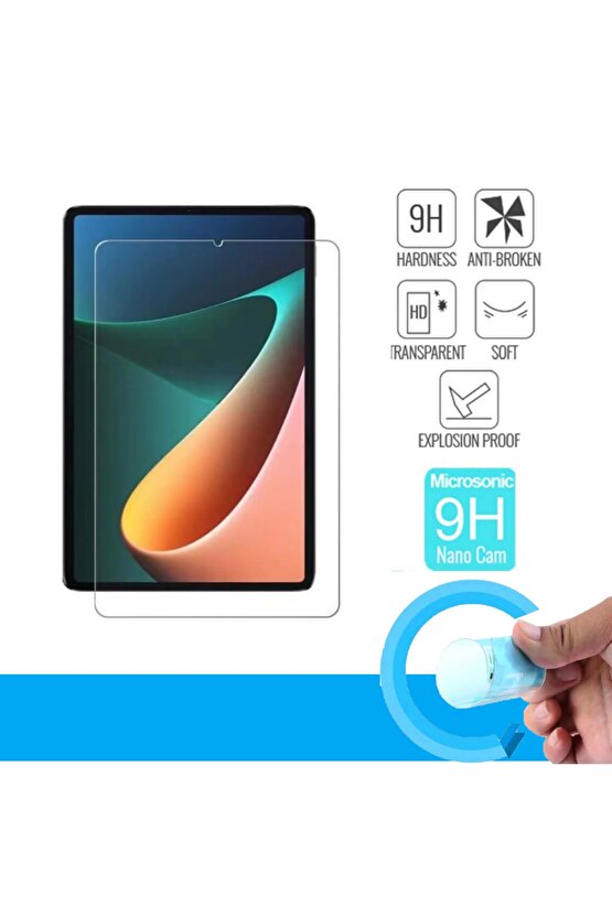 Xiaomi Pad 5 11 Ultra Hd Darbe Emici 9h Nano Glass Ekran Koruyucu Cam