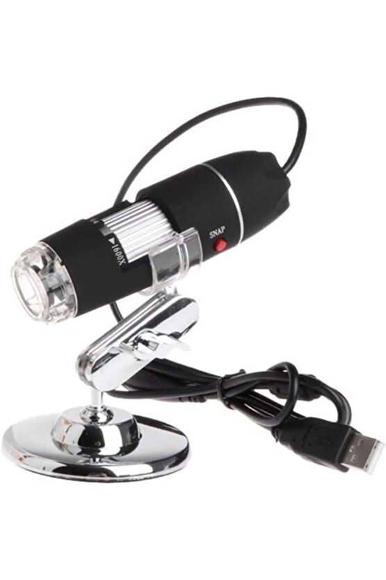 Cilt Ve Saç Analiz Cihazı 1600x 2.mp Usb 8 Led Digital Mikroskop