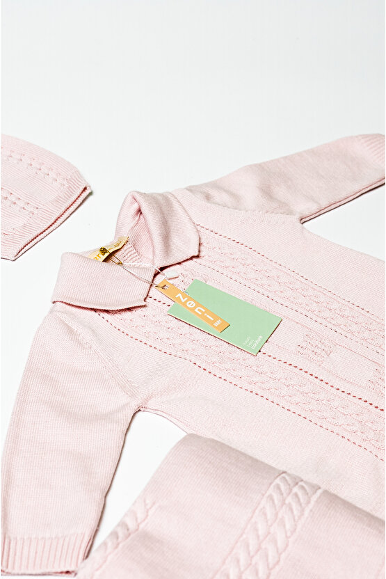 Yeni Doğan 5li Örme Triko Tulum Set