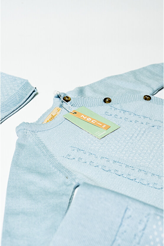 Yeni Doğan 5li Örme Triko Tulum Set