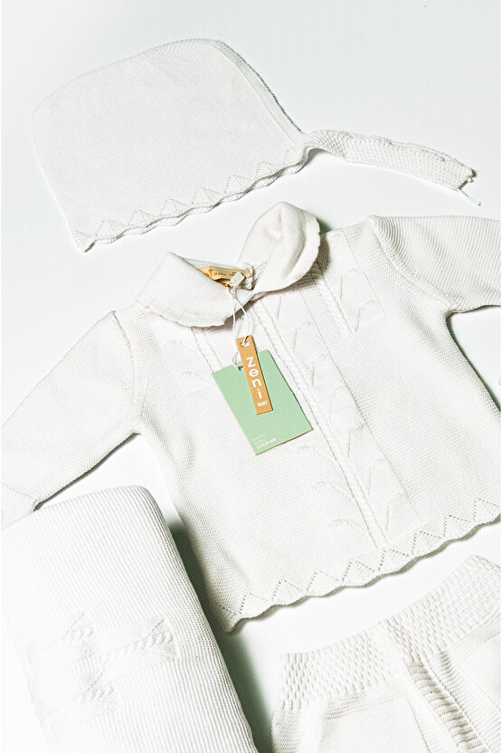 Yeni Doğan 5li Triko Tulum Set