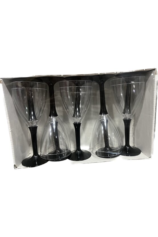 Siyah Parti Bardağı - 10lu