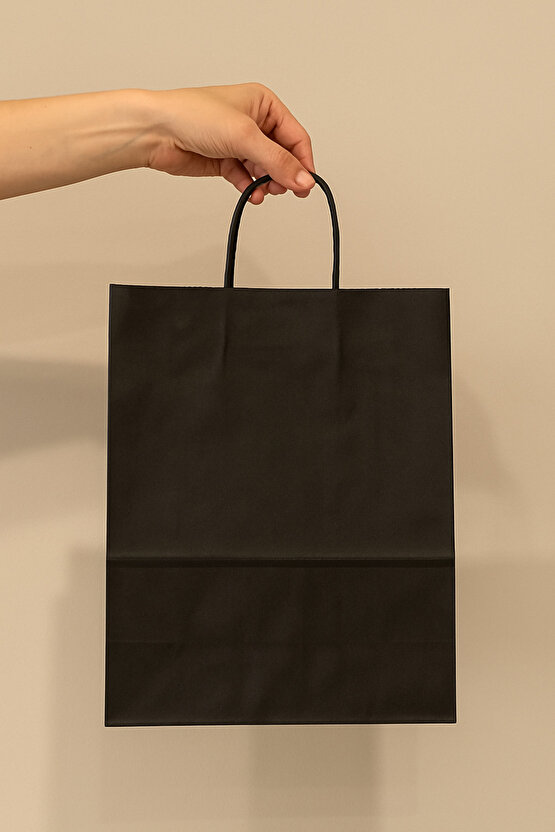 KARTON ÇANTABURGU SAPLI CRAFT ÇANTA 32X12X41 CM (100 ADET)