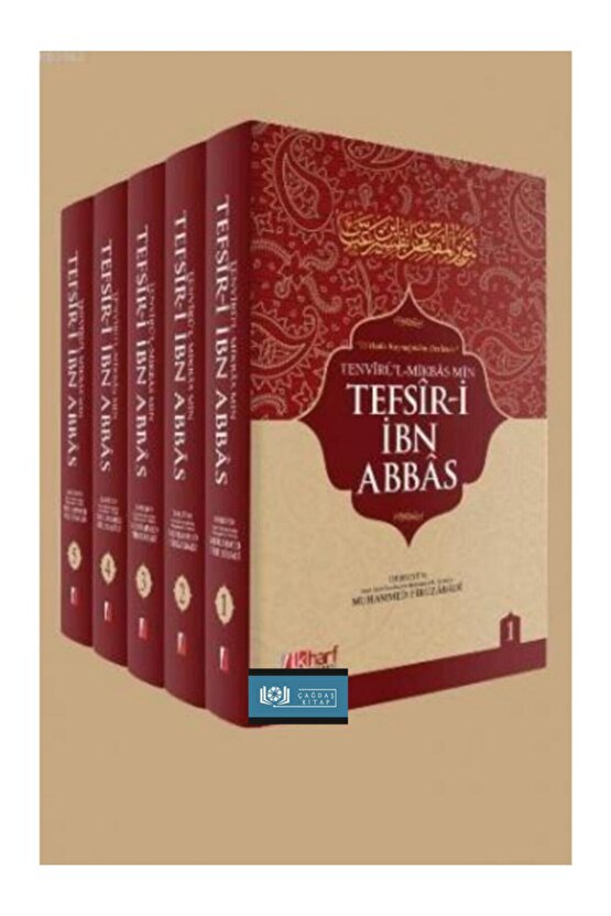 Ibn Abbas Tefsiri (5 CİLT TAKIM) 15 Hadis Kaynağından Derlenen Tefsir-i Ibn Abbas