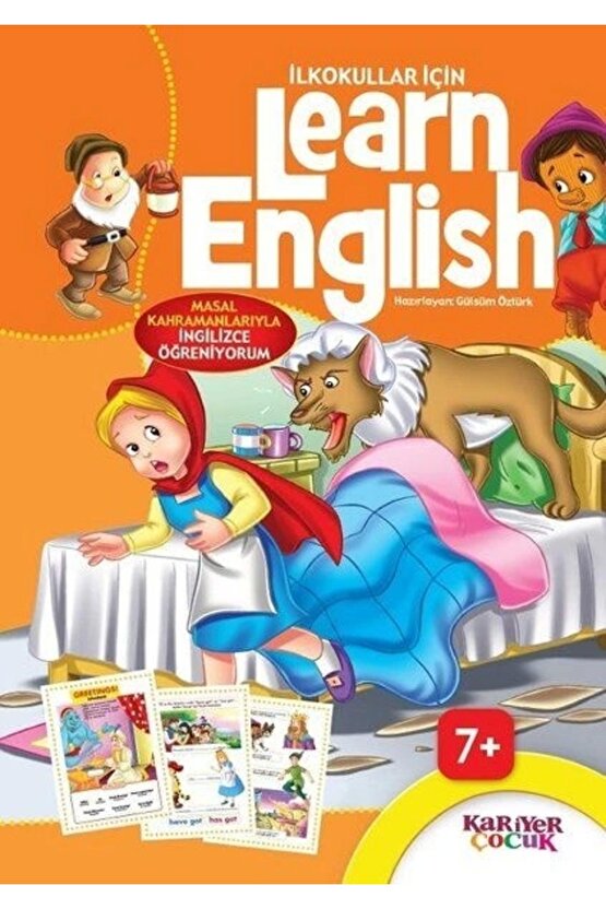 İlkokullar İçin Learn English Turuncu