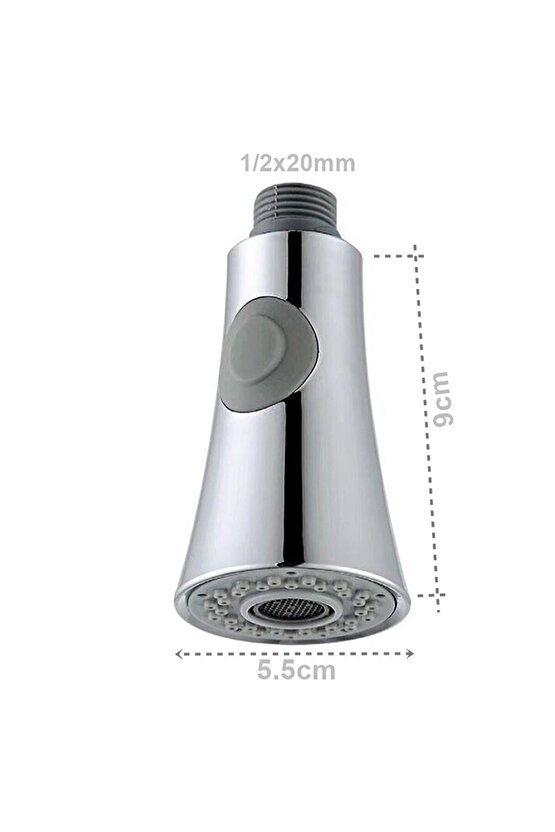 Endüstriyel Ve Spiralli Mutfak Evye Bataryası El Duşu Batarya Boru Ucu Başlığı