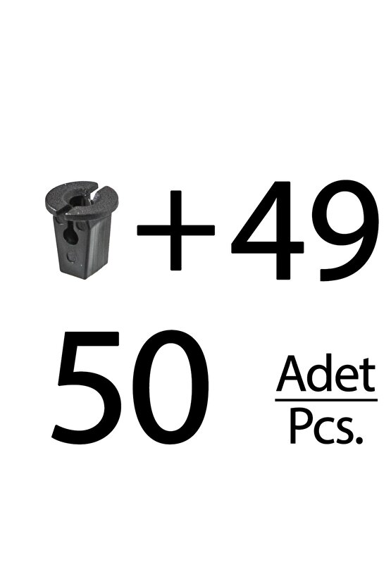 Universal Tampon ve Davlumbaz Klips- 50li