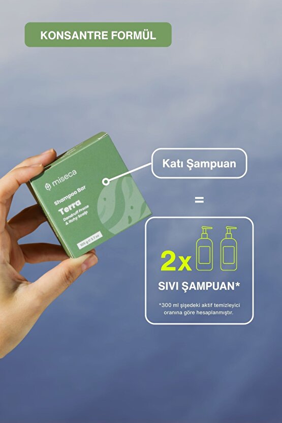 Terra Kepeğe Meyilli Saç Derisi Rahatlatıcı Katı Şampuan 105 G