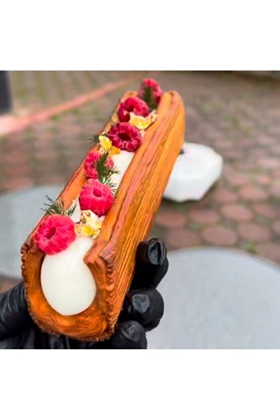 Narkalıp U şeklinde Milföy Pişirme Kalıbı Kare Boy 15cm