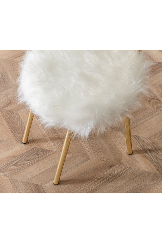 Gold Boyalı Melek Sandalye Tasarım Sandalye Konsept Sandalyesi Makyaj sandalye