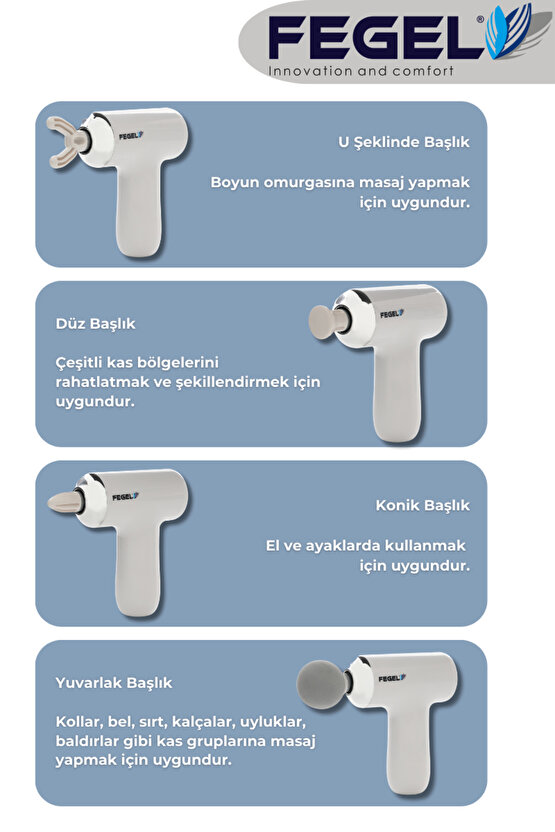 Mini Fascial Gun Profesyonel Masaj Tabancası