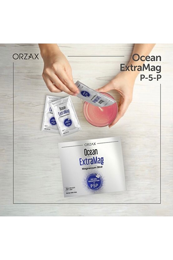 Ocean Extramag Magnezyum Sitrat 30 Efervesan Saşe