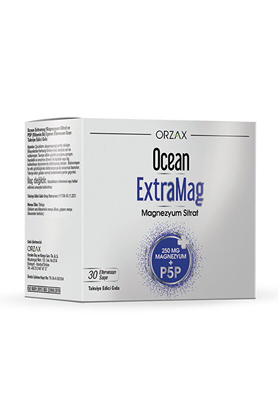 Extramag Magnezyum Sitrat 30 Saşe