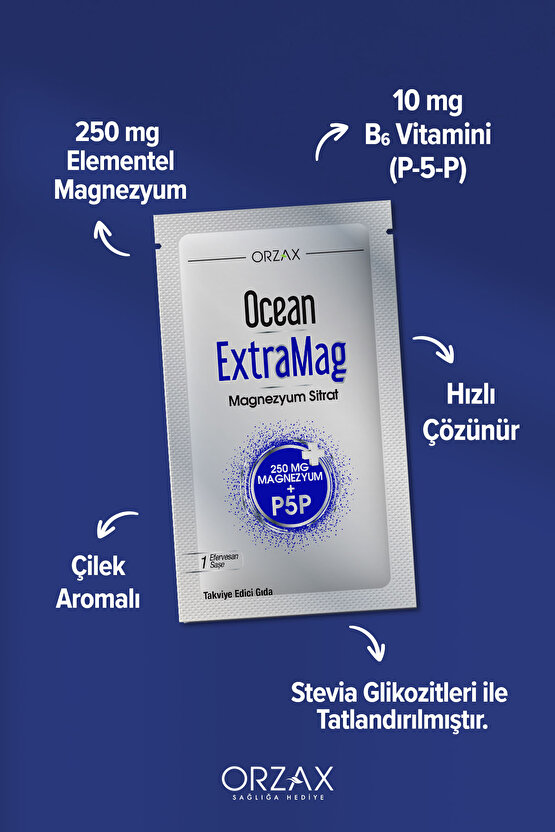 Extramag Magnezyum Sitrat 30 Saşe