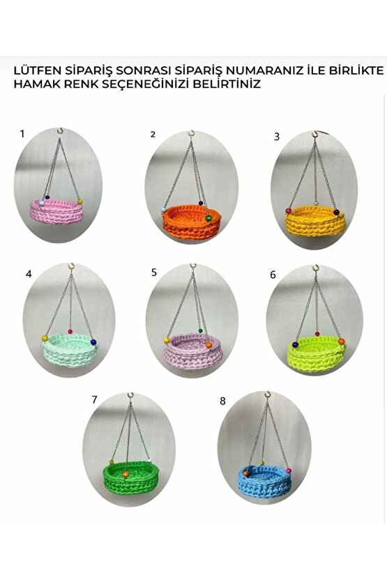 ÖRGÜLÜ KUŞ HAMAĞI ZİLLİ KUŞ SALINCAĞI KUŞ OYUN CAĞI