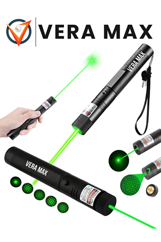 (15KM MENZİL) Yeşil Lazer Pointer Yeşil Lazer V