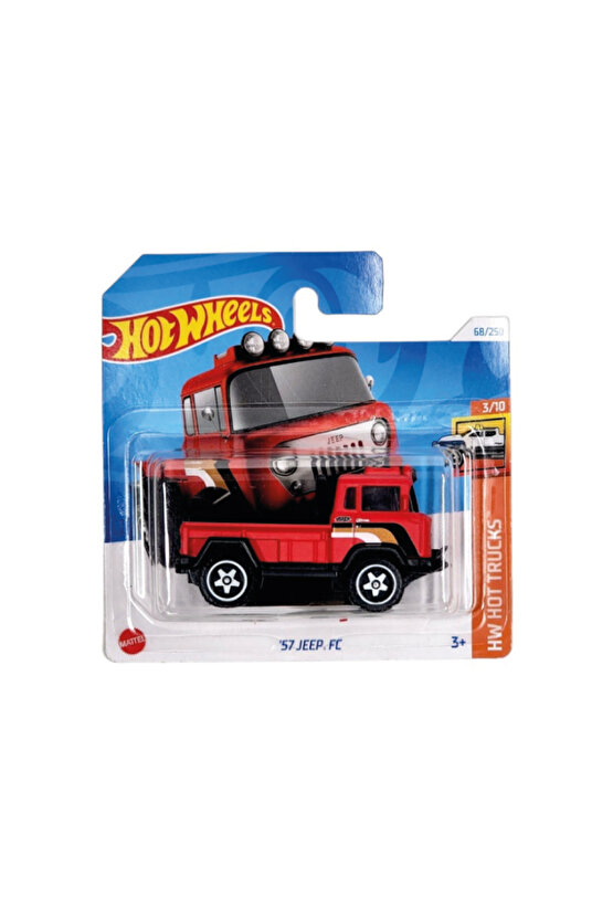 164 Ölçek Tekli Regular Arabalar HTD21 Hw Hot Trucks  57 Jeep FC