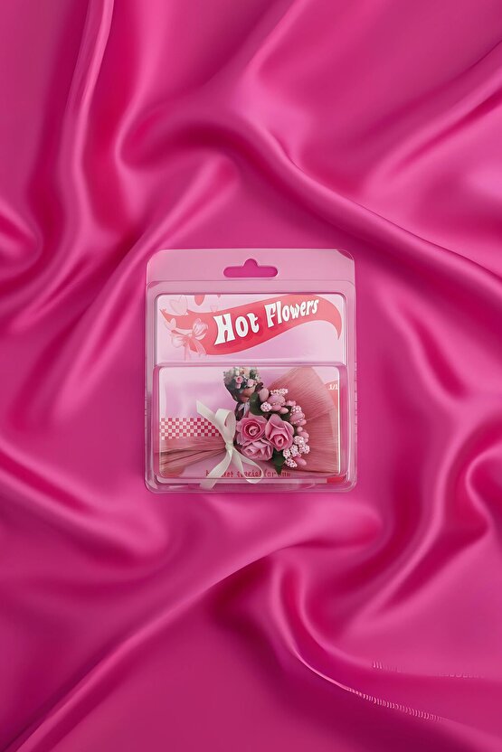 Hot Flowers Minik Çiçek Sevgiliye Özel Hediye Love Flowers Pembe Gül Buketi