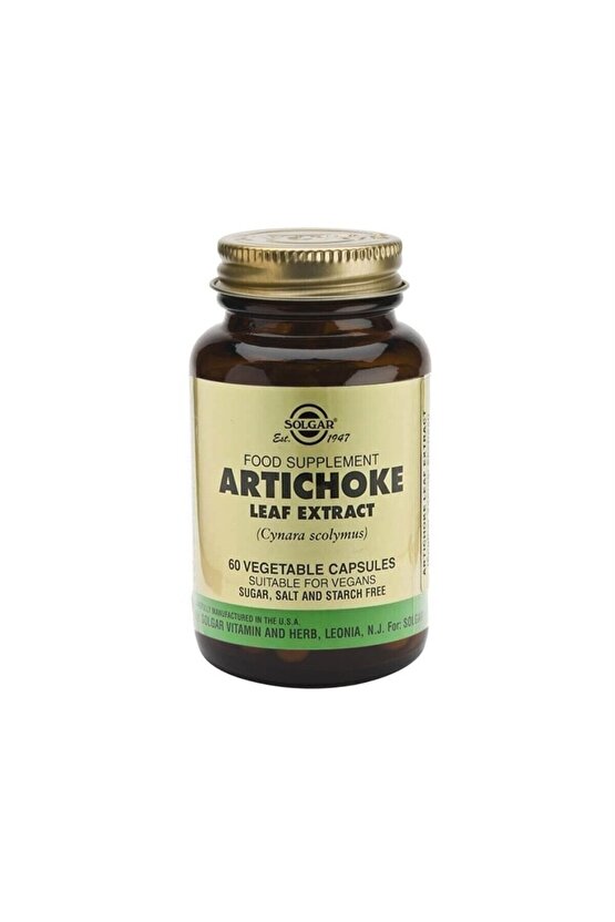 Artichoke Leaf Extract 60 Kapsül