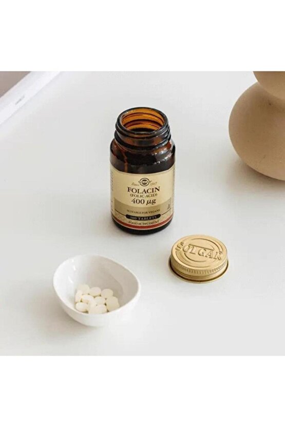 Folacin 400 mcg 100 Tablet