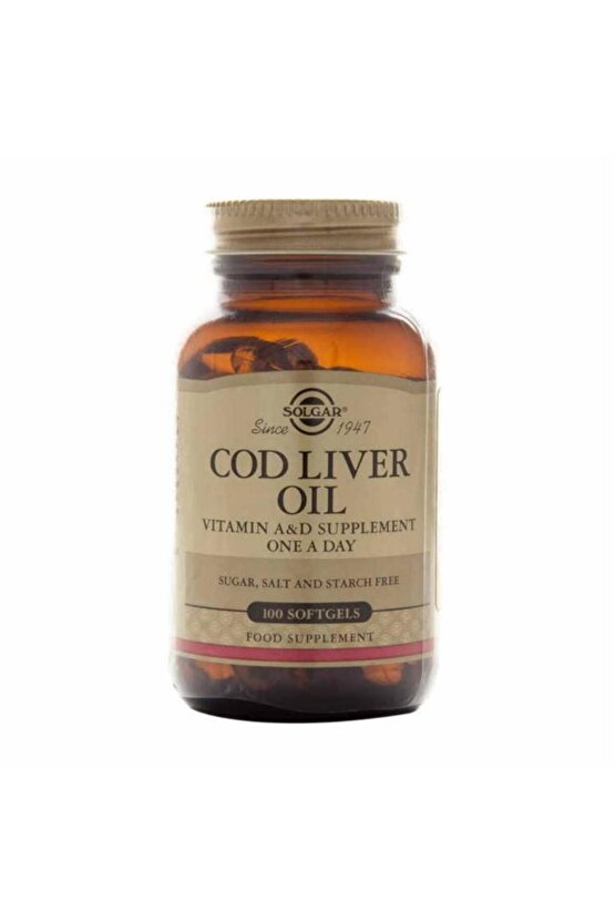 Cod Liver Oil 100 Softjel