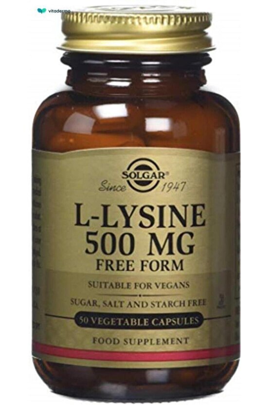 L-lysine 500 Mg 50 Kapsül