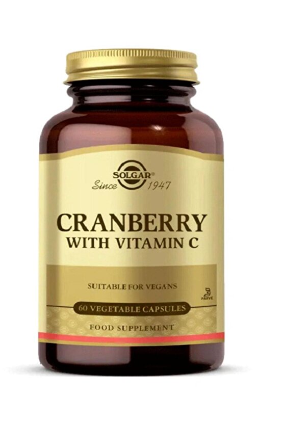 Cranberry Extract with Vitamin C 60 Kapsül