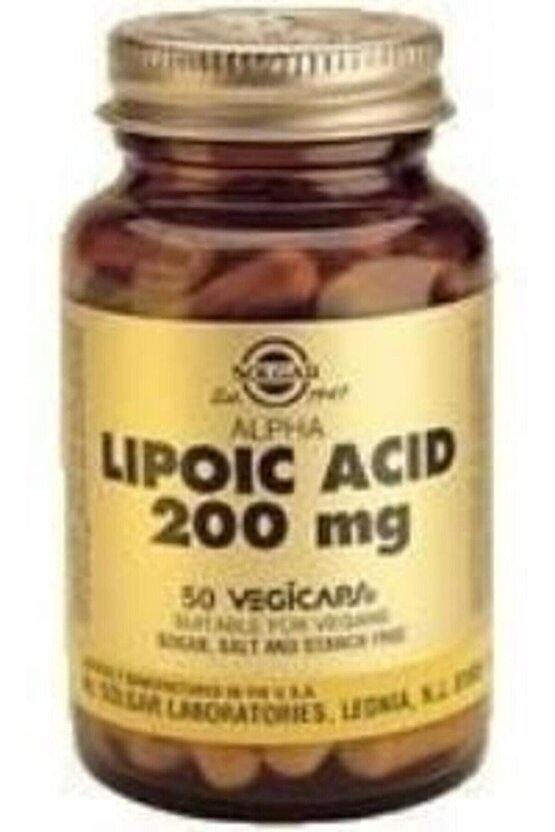 Alpha Lipoic Acid 200 mg 50 Kapsül