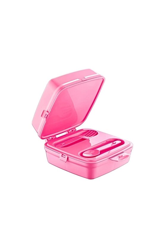 Bebek Lunch Box Beslenme Kabı Toz Pembe