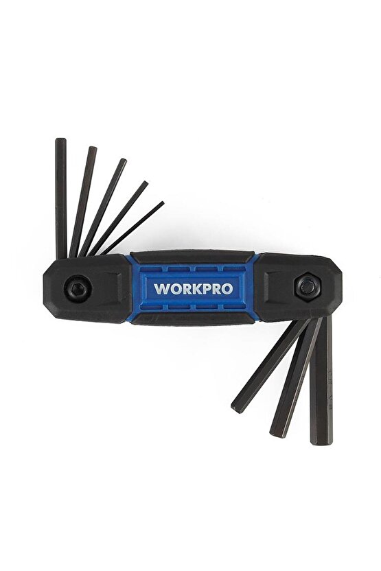 WP222028 8 Parça CR-V Metrik Çakı Tipi Profesyonel Allen Anahtar Takımı