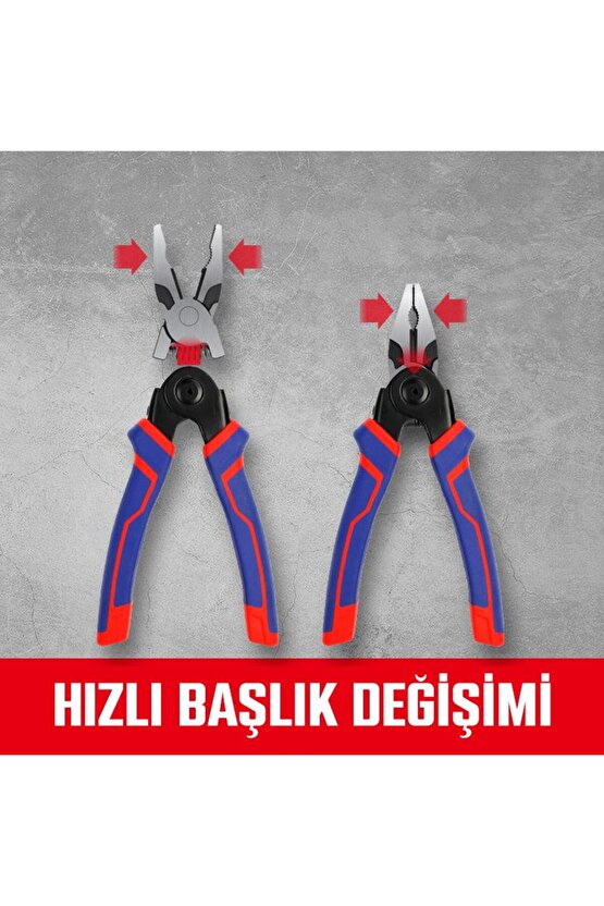 WP231144 200MM 5 IN 1 Çok Fonksiyonlu Profesyonel Pense Seti