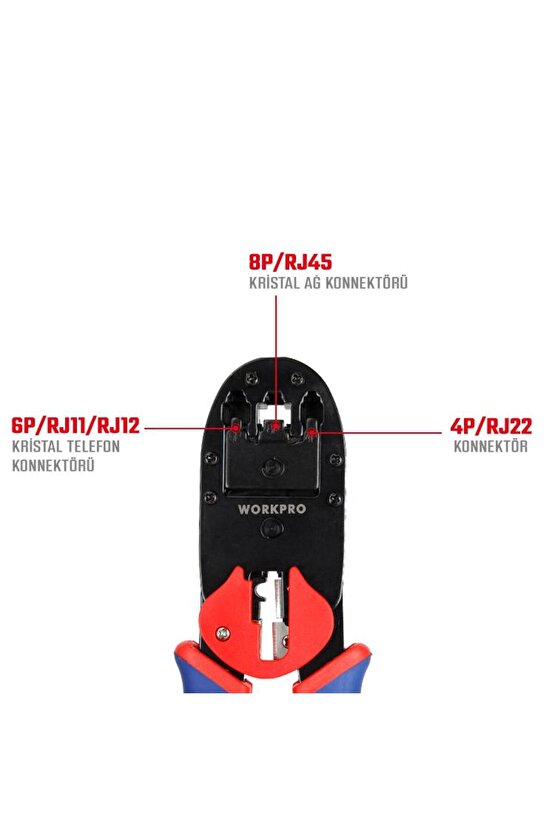 WP292001 RJ45RJ11RJ12RJ22 Profesyonel Konnektör Sıkma Pensesi