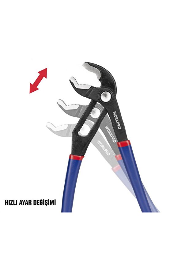 WP231087 250MM CR-V Profesyonel Ayarlı Düğmeli Fort Pense