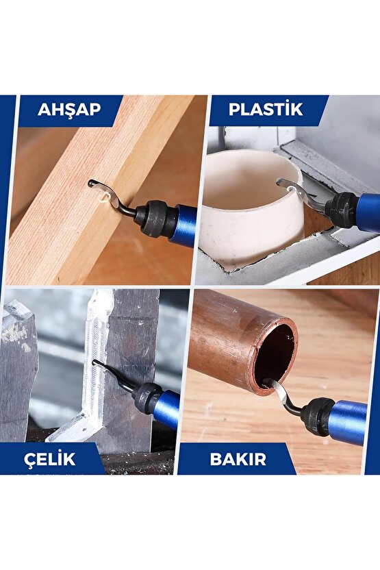 WP309010 Profesyonel Çapak Temizleme Kalemi + 3 Parça Bıçak