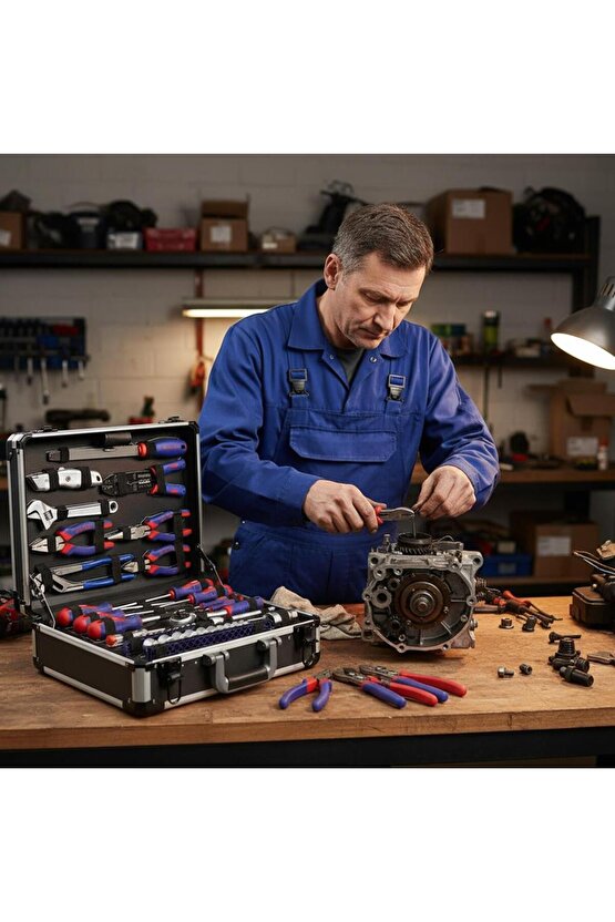 WP209100 297 Parça CR-V Profesyonel El Aleti Tamir Seti Tamir Bakım Çantası