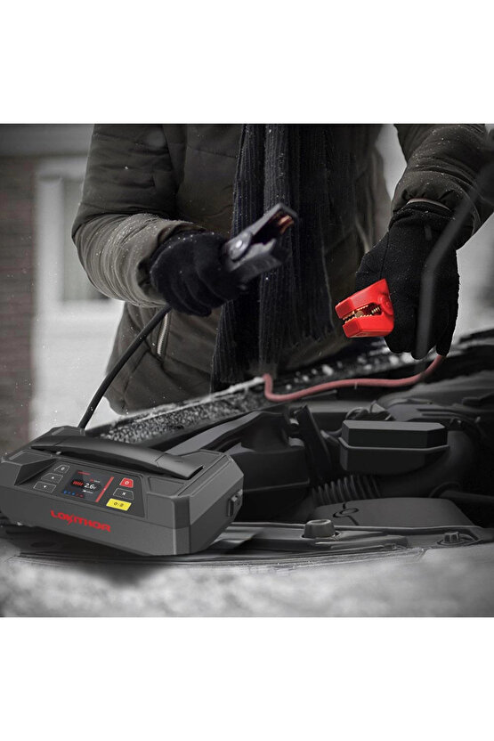 JTC4250 12V220V 4250Amp LiFePO4 Akıllı Akü Test + Akü Takviye + Akü Şarj Cihazı