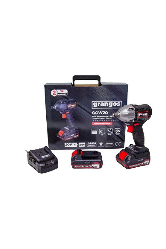 GCW20-T2 20V 2 Ah Çift Akülü Somun Sıkma