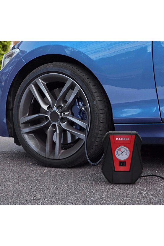 KOBB KB100 12Volt 100 PSI Analog Göstergeli Hava Lastik Şişirme Pompası